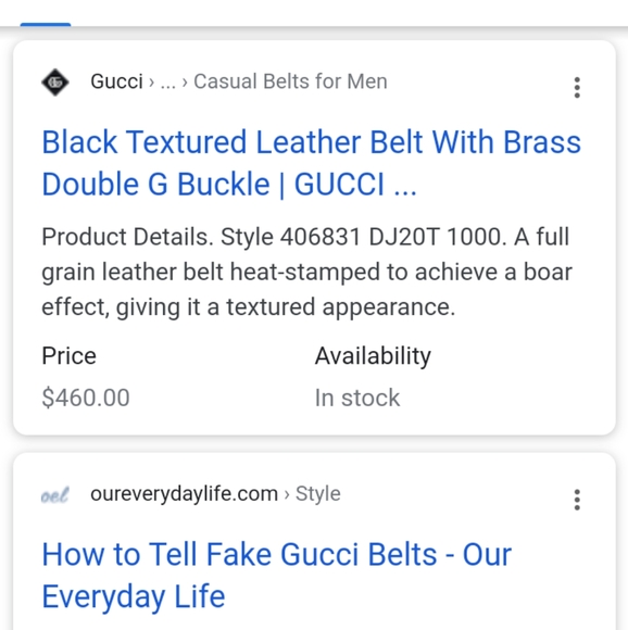 Gucci belt - Picture 1 of 4